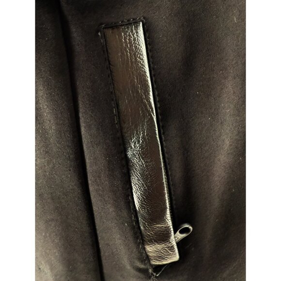 Blanc Noir Drape Front Jacket In Black Size XS - Picture 6 of 12